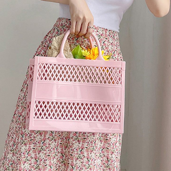 Große Kapazität PVC Strand Tasche Tote für Lagerung Urlaub