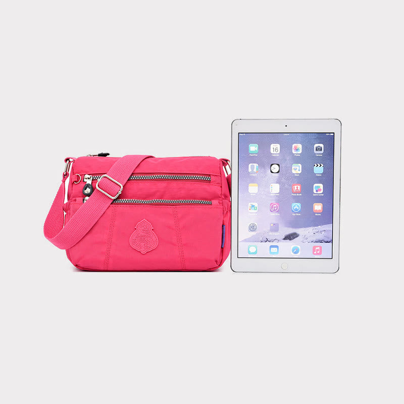 Umhängetasche für Damen, urban, lässig, zum Einkaufen, Nylontuch, Muttertasche