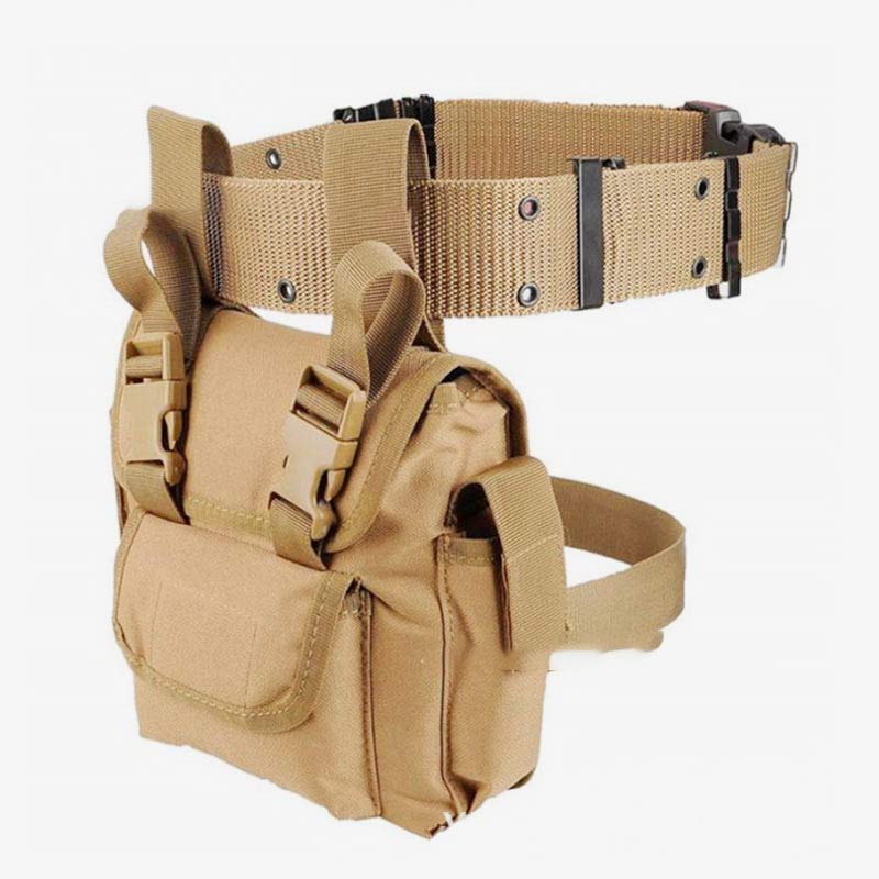 Militärische taktische Beintasche für Männer, Drop-Leg-Tasche für Sport und Wandern