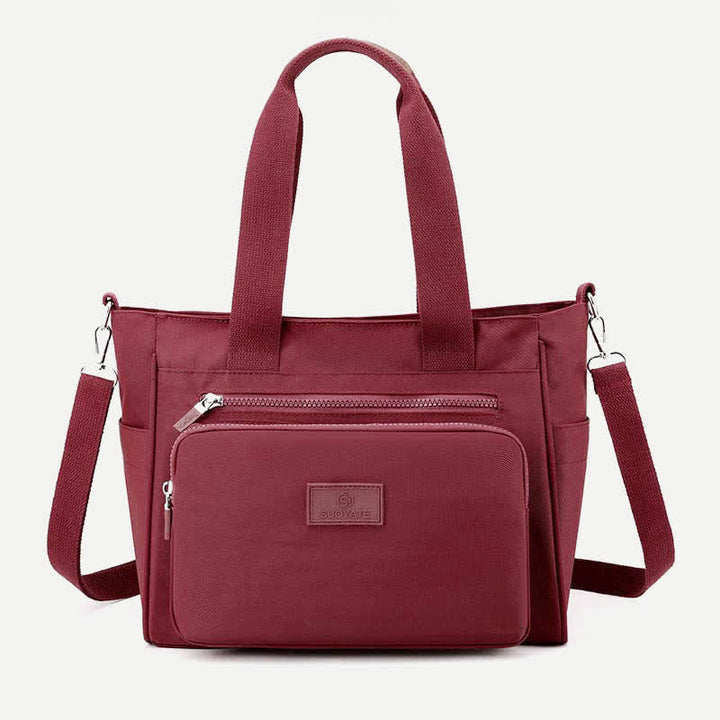 Damen Leichte Handtasche Große Wasserdichte Nylon Umhängetasche Schultertasche Geldbörsen