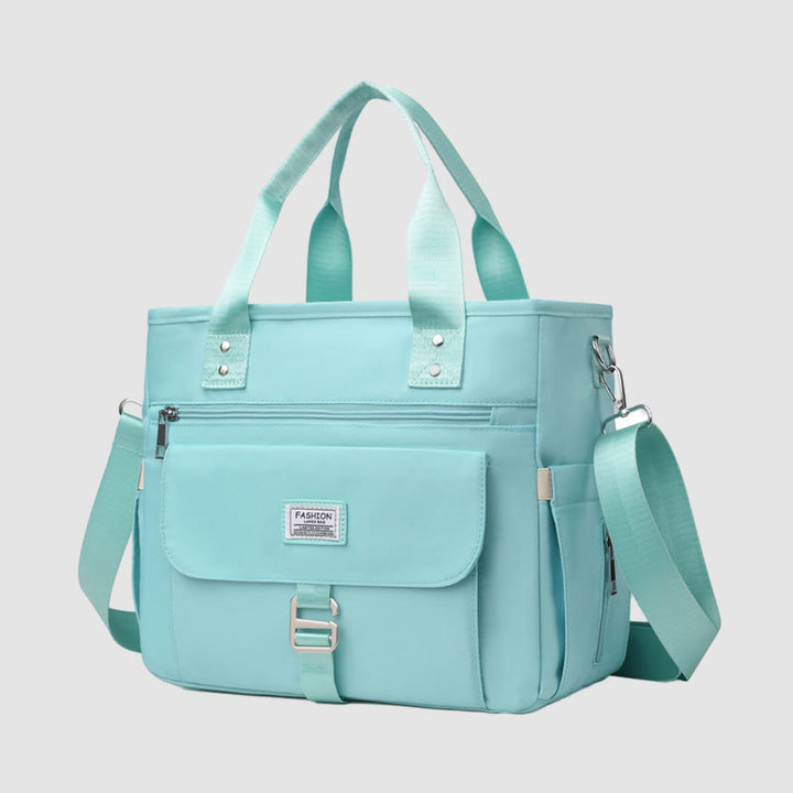 Tote Für Outdoor Picknick Tragbare Multifunktionale Wasserdichte Nylon Mittagessen Tasche - Dunkeltürkis - image 26
