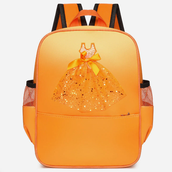 Mädchen Tanz Rucksack Ballerina Kleid Dekor Kinder Tanz Schultasche