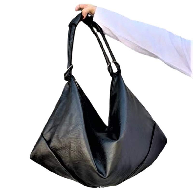 Leder-Tragetasche für Damen, Hobo-Handtasche, Schultertasche mit Crossbody-Gurt - image 3