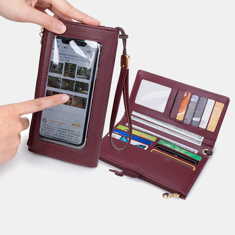 Touchscreen Große Kapazität Handy Tasche Geldbörse