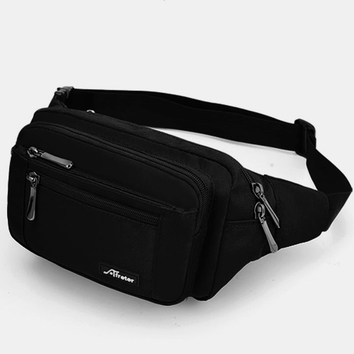 Hüfttasche für Damen und Herren, Brusttasche mit mehreren Taschen, Umhängetasche