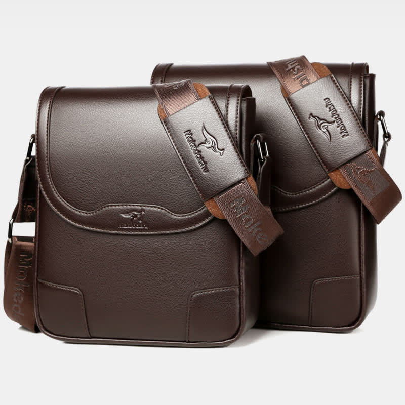 Leder-Umhängetasche für Herren, wasserdicht, Vintage-Umhängetasche