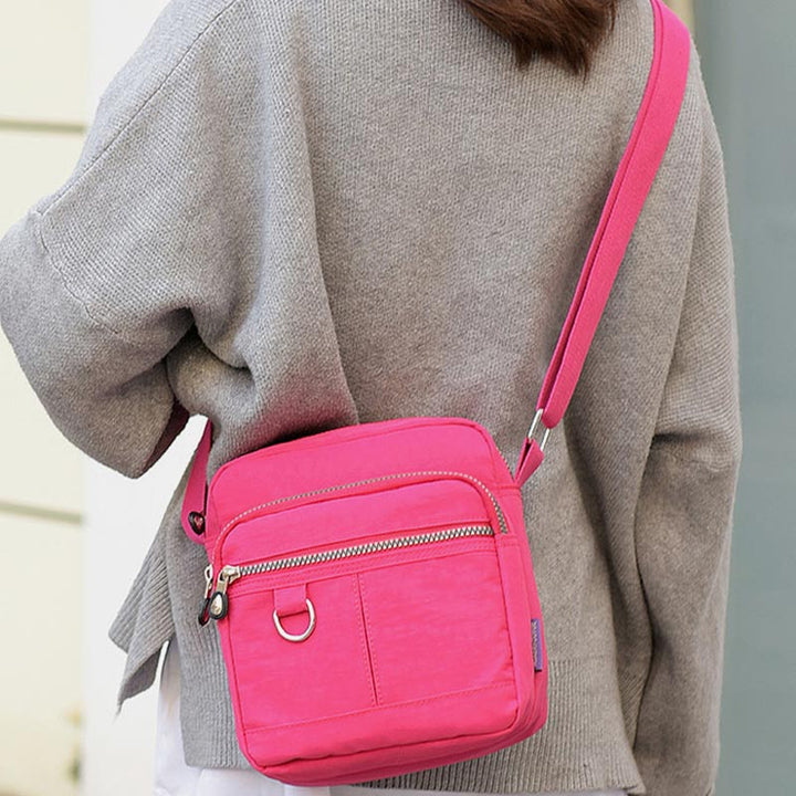 Damen Umhängetasche mit mehreren Taschen, lässige Reise-Schultertasche