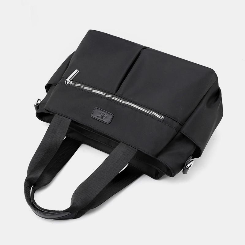 Tasche mit drei Fächern und Tragegriff oben, wasserdicht, große Handtasche, Umhängetasche für Damen