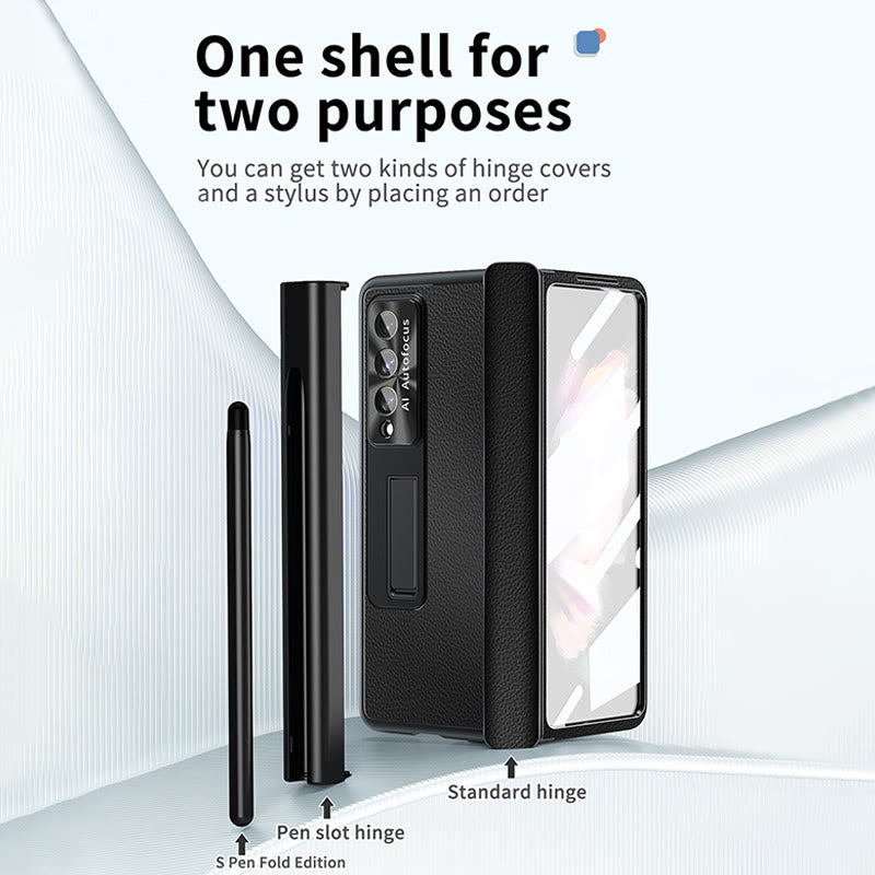 Telefonhülle für Z Fold 4 mit magnetischem Scharnier, klappbare Schutzhülle