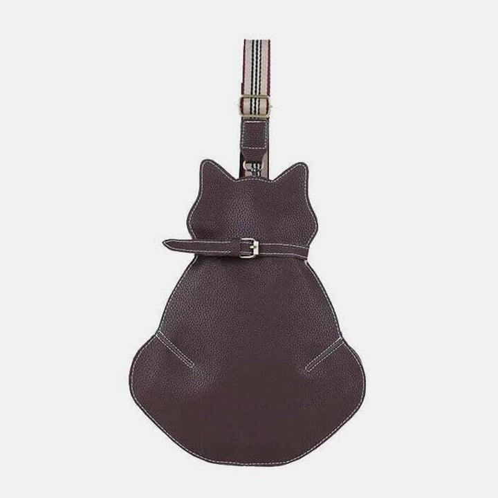 Süße Schultertasche aus PU-Leder in Katzenform für Damen