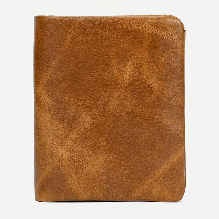 Retro Herren Leder Geldbörse Bifold Design Schlank Halter 6-10 Karten
