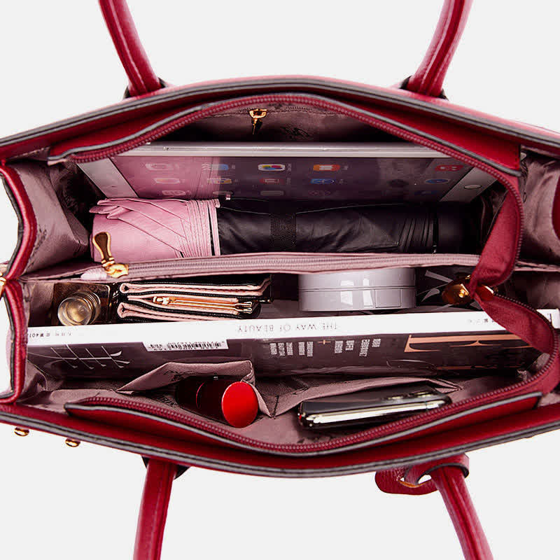 Damen Handtasche Geldbörsen Damen Schultertasche Top-Griff Satchel Tote Arbeitstasche