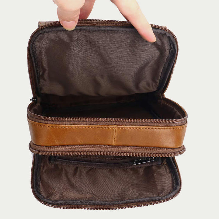 Umhängetasche für Männer Drei Stile Taschen Leder Umhängetasche
