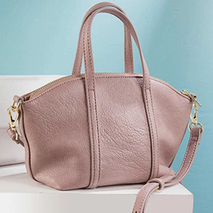 Kleine Hobo-Handtasche aus weichem Leder, modische Umhängetasche