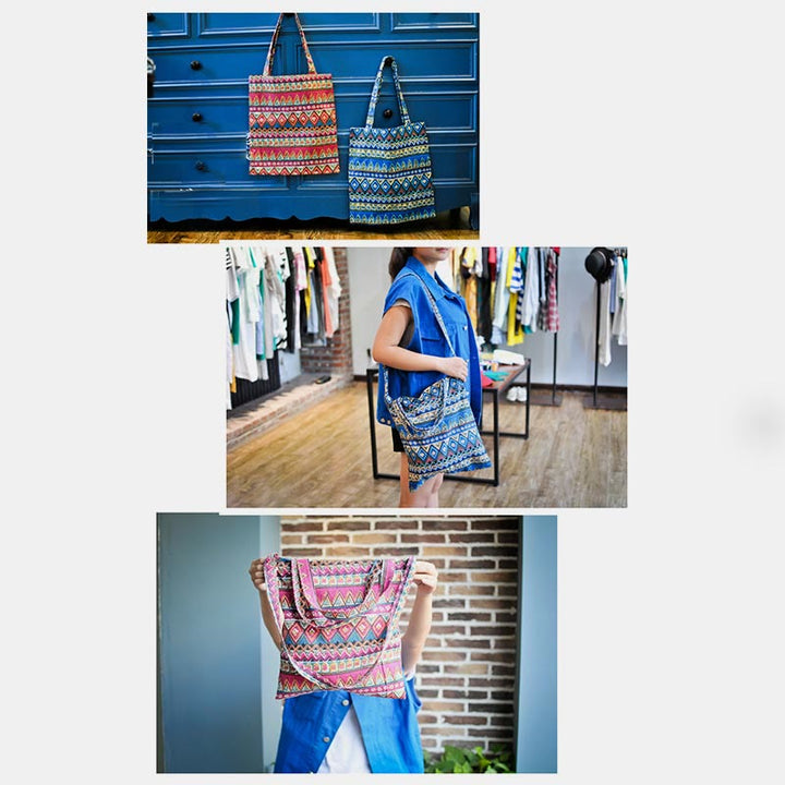 Tragetasche für Damen, handgefertigt, aus Baumwollleinen, individuelle Schultertasche