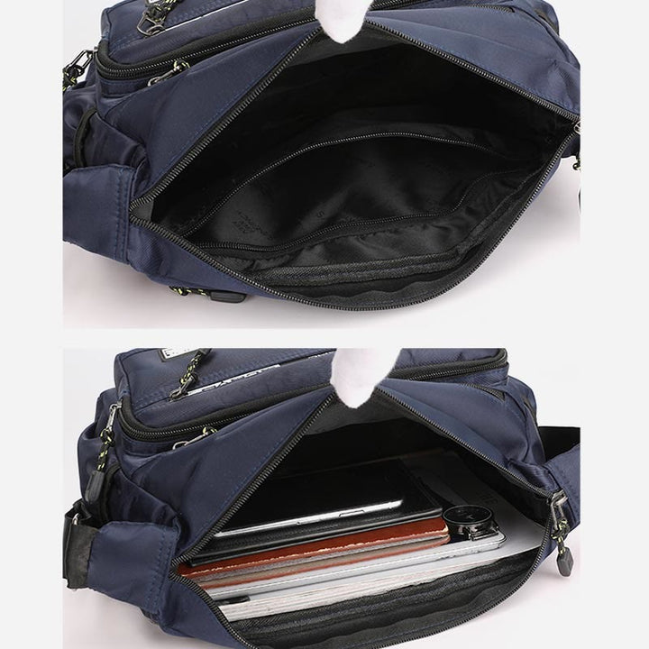 Umhängetasche für Herren, große Kapazität, lässige Schultertasche aus Nylon