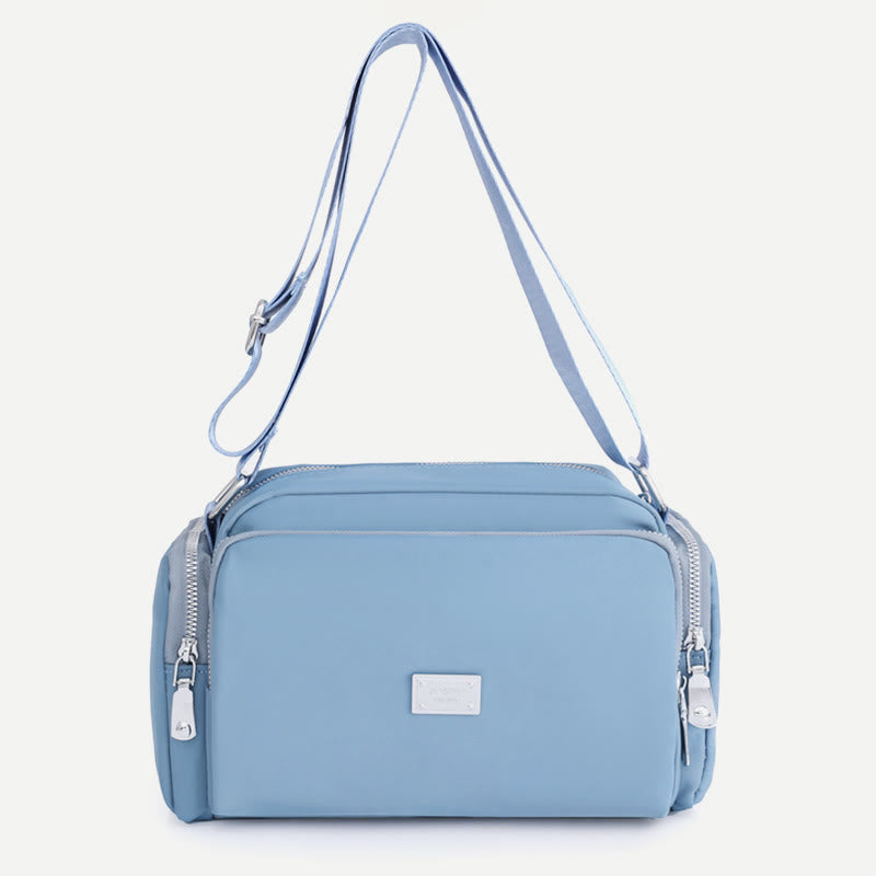 Umhängetasche für Damen, breiter Riemen, leichte Schultertasche aus Nylon