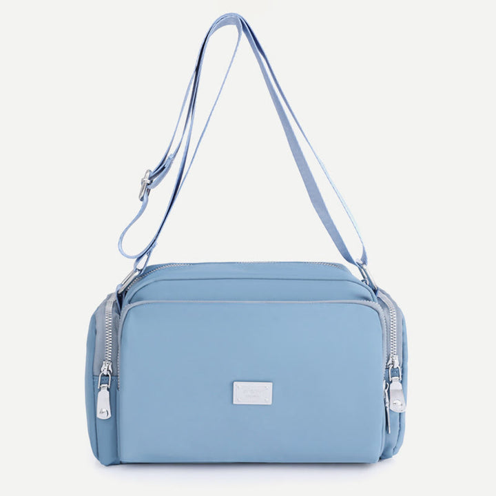 Umhängetasche für Damen, breiter Riemen, leichte Schultertasche aus Nylon