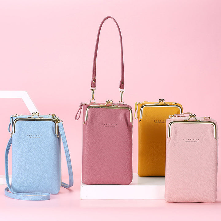 Multifunktionale Kiss-Lock Crossbody-Telefontasche