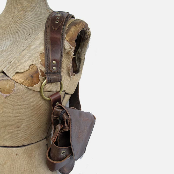 Punk Steam Unterarmholster für Damen und Herren, verstellbare Weste