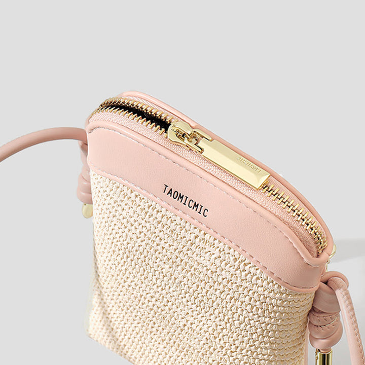 Handytasche für Damen, einfache vertikale Mini-Umhängetasche zum Einkaufen