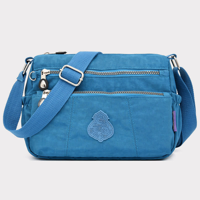 Umhängetasche für Damen, urban, lässig, zum Einkaufen, Nylontuch, Muttertasche