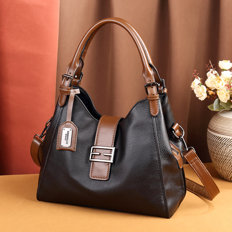 Vintage Unterarm Tasche Frauen Tragbare Große Fach Crossbody Geldbörse