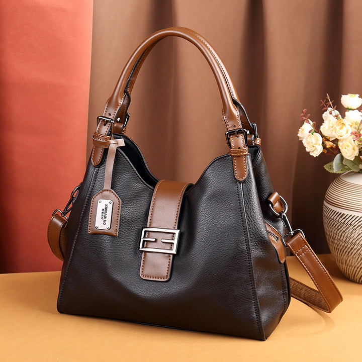 Vintage Unterarm Tasche Frauen Tragbare Große Fach Crossbody Geldbörse