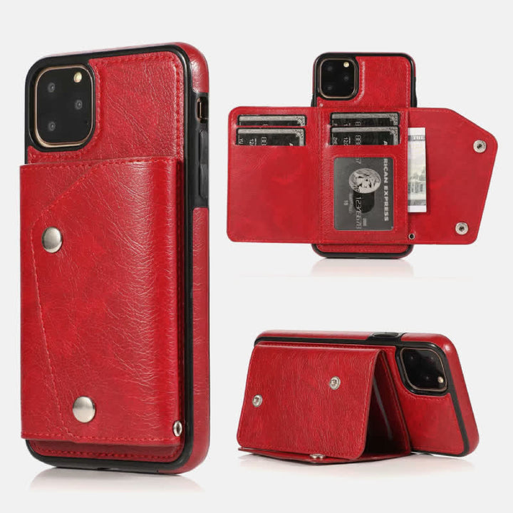 Multifunktionale Wallet Case Handyhülle für iPhone