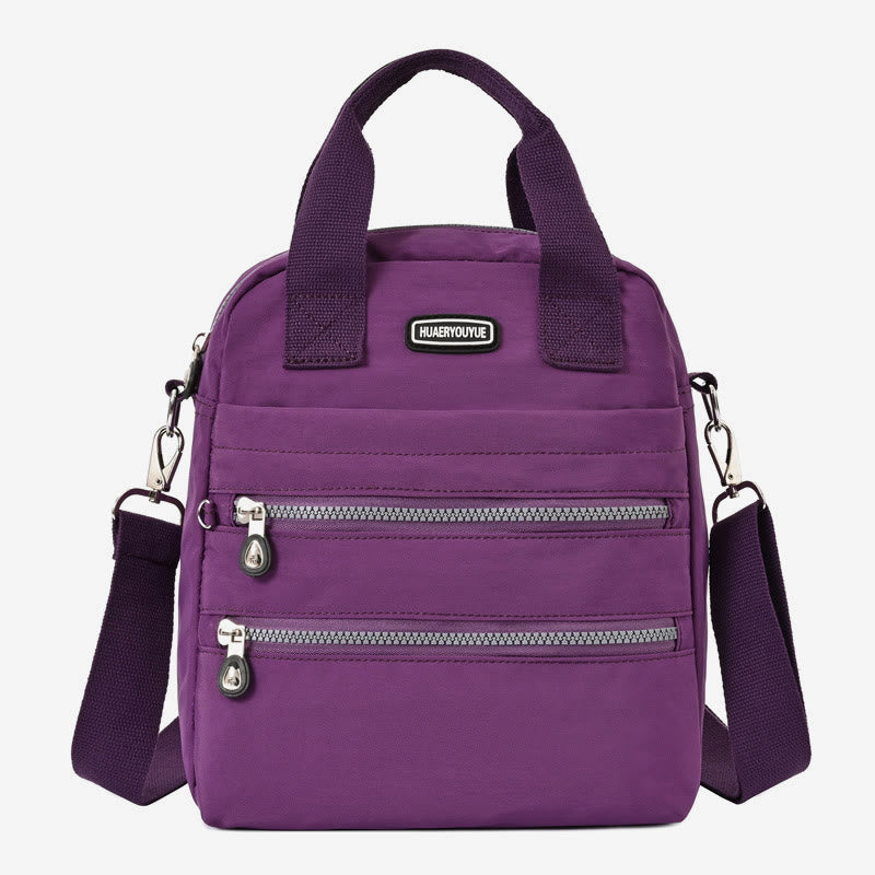 Mehrzweck-Rucksack für Damen, wasserdichte, tragbare Schultertasche aus Nylon