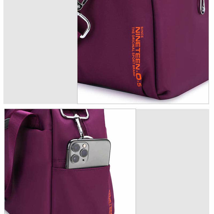 Leichte Umhängetasche für Damen, große Handtasche, Schultertasche mit Tragegriff oben
