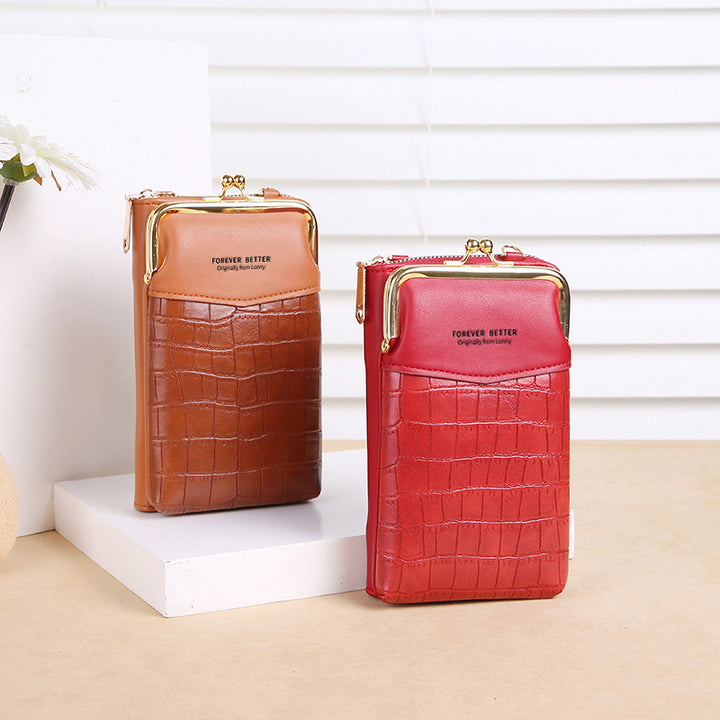 Kleine Crossbody-Handy-Geldbörse für Damen, Mini-Schultertasche, Geldbörse