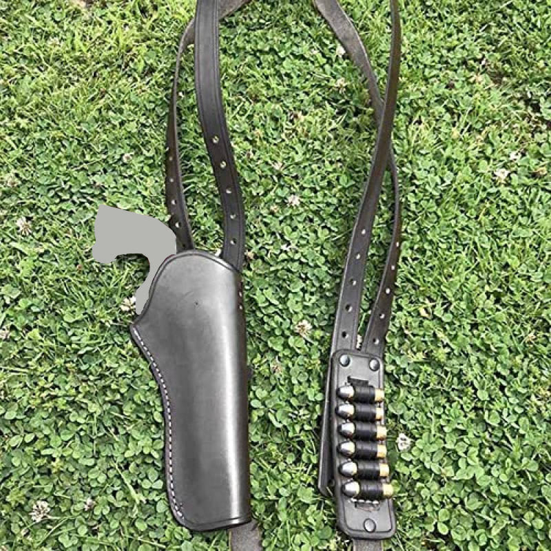 Mittelalterliches Leder-Schulterholster für Damen und Herren, Retro-Theater-Requisite