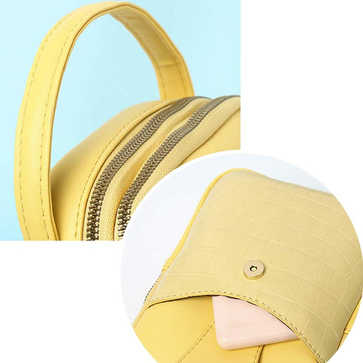 Kleiner Rucksack für Damen, Mehrzweck-Design, Handtasche, Umhängetasche
