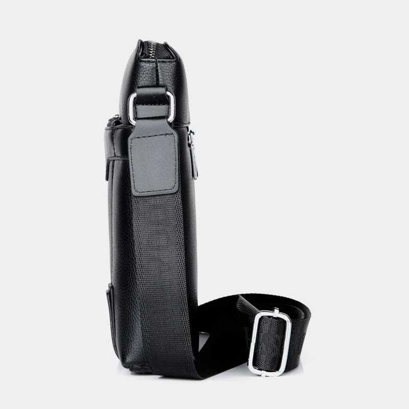 Kleine Umhängetasche aus Leder für Herren, lässige Business-Handtasche, Umhängetasche
