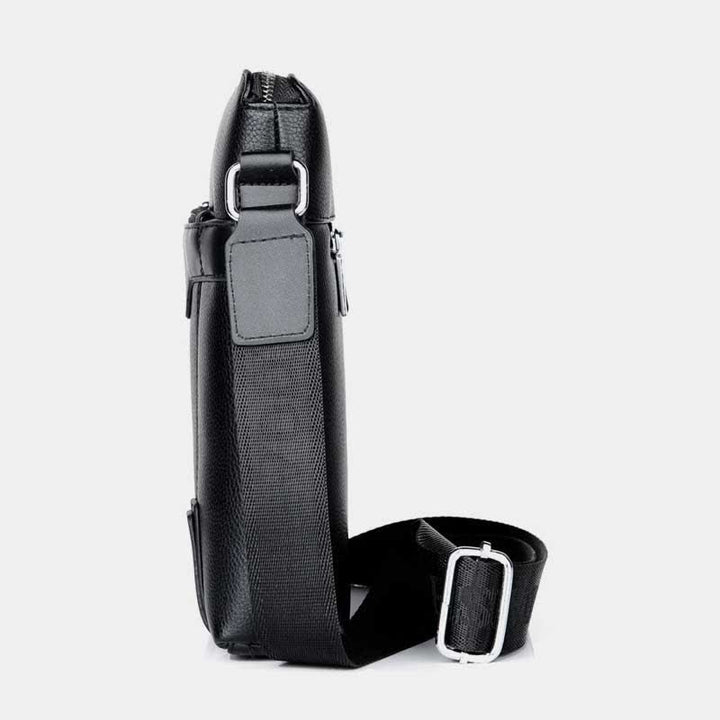 Kleine Umhängetasche aus Leder für Herren, lässige Business-Handtasche, Umhängetasche