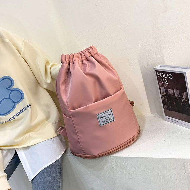 Kordelzug-Rucksack für Damen, wasserdicht, groß, Nass- und Trockentrennrucksack