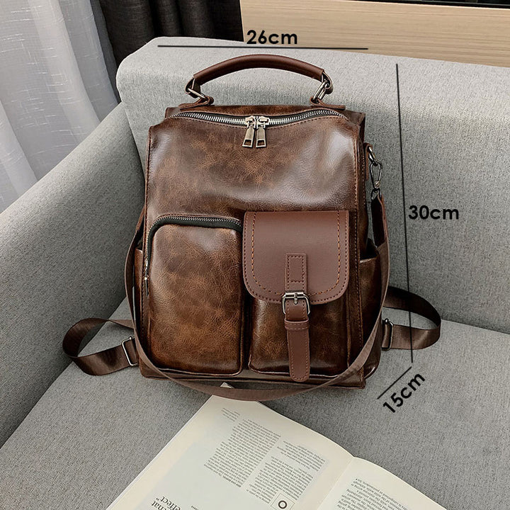 3-Wege-Verwendung Großer Rucksack im britischen Vintage-Stil