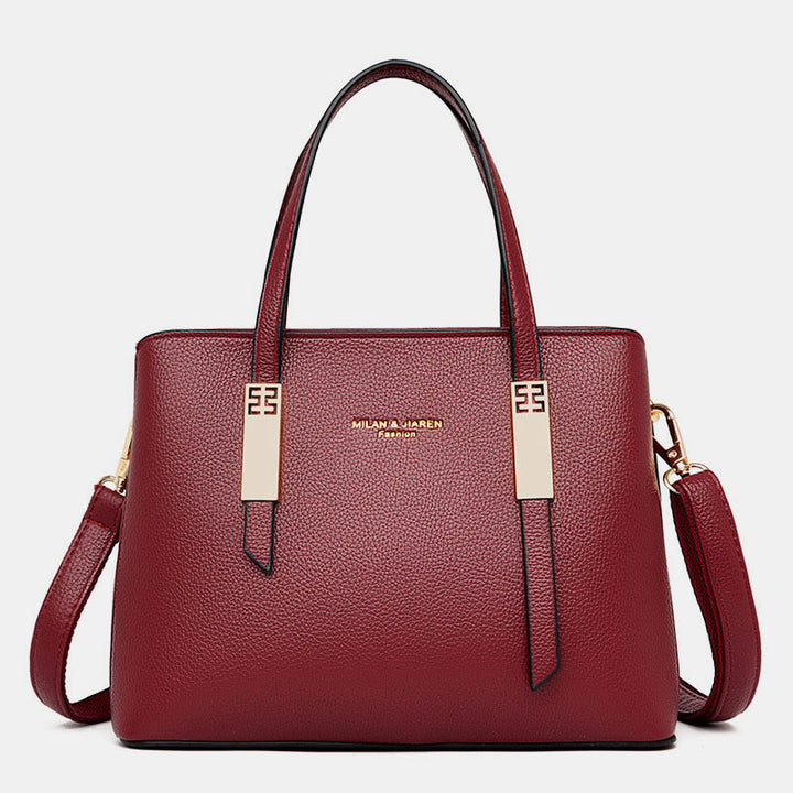 Tragetasche für Damen, mit Griff oben, große Schultertasche