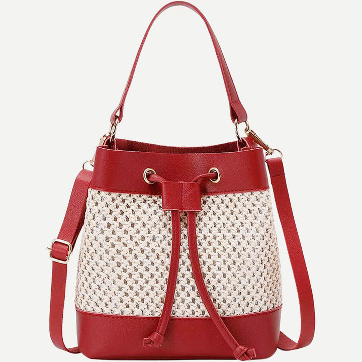 Top-Griff-Tasche für Damen PU-Leder Umhängetasche für den täglichen Einkauf