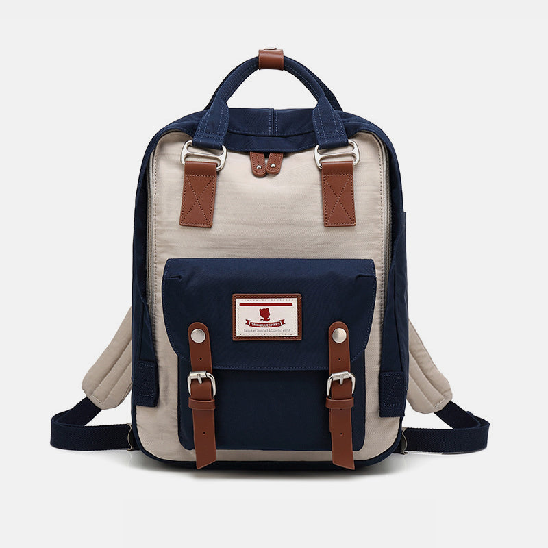 Wasserdichter Reiserucksack im Vintage-Stil im College-Stil
