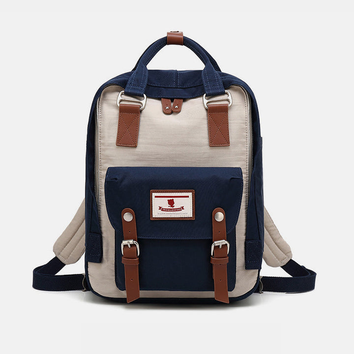 Wasserdichter Reiserucksack im Vintage-Stil im College-Stil