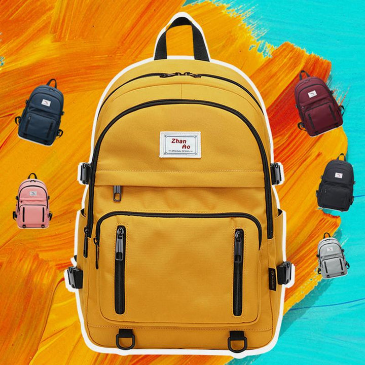 Wasserdichter Laptop-Rucksack im College-Stil mit großem Fassungsvermögen (15 % Rabatt mit dem Code: CA15)