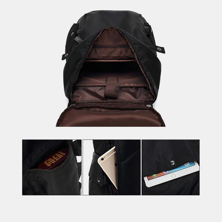Wasserfester, großvolumiger Unisex-Laptop-Rucksack