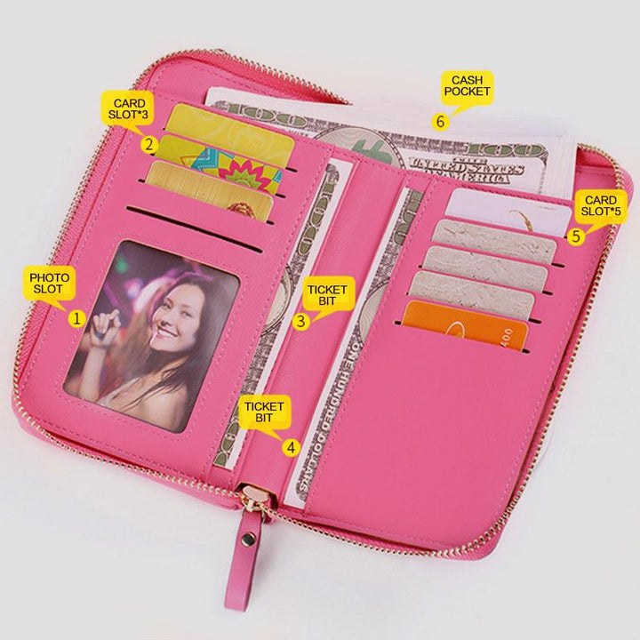 Multifunktionale Kiss-Lock-Telefontasche mit großem Fassungsvermögen