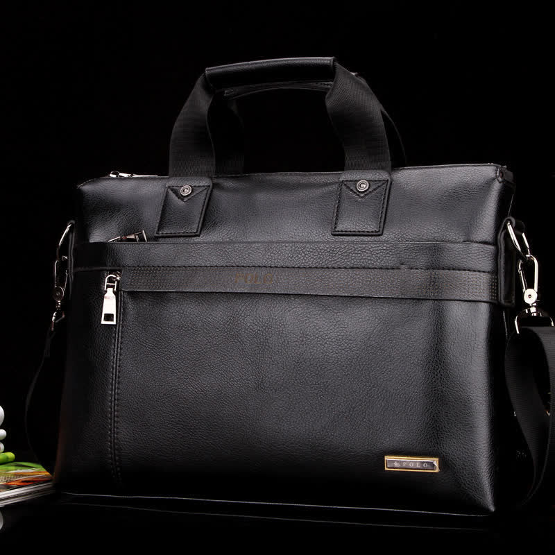 Herren Business Aktentasche Laptop Schultertasche Leder Messenger Bag