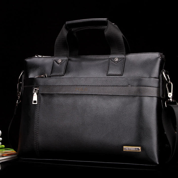 Herren Business Aktentasche Laptop Schultertasche Leder Messenger Bag