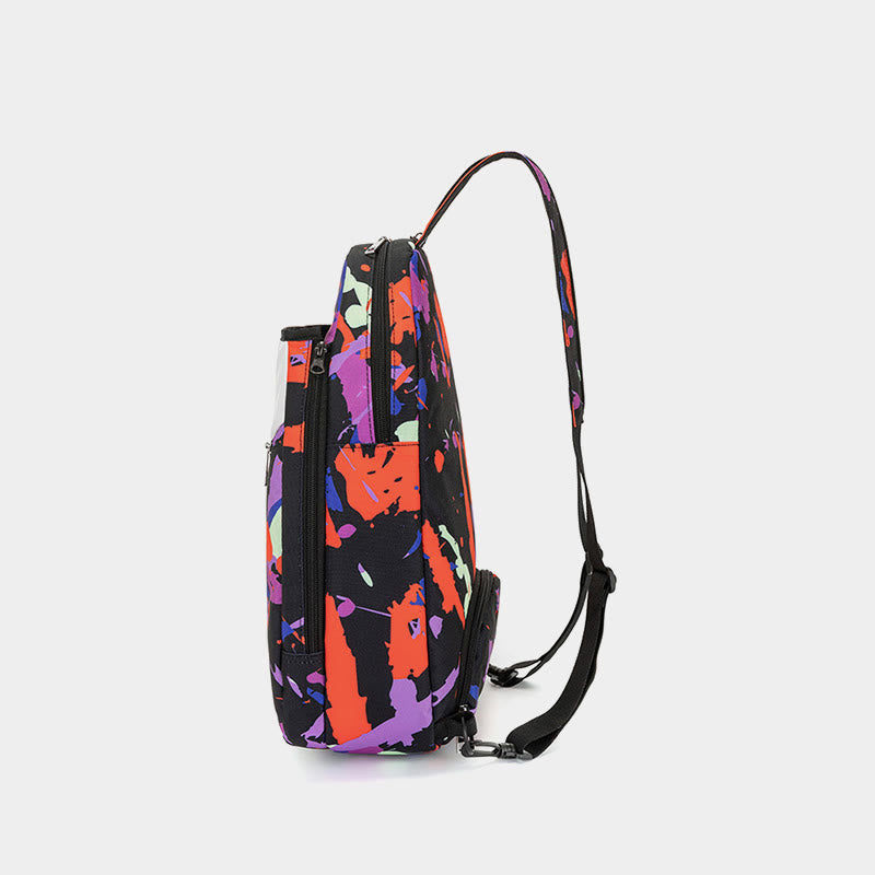 Schlägertasche für Teenager, bunt bedruckt, wasserdicht, Oxford-Sporttasche