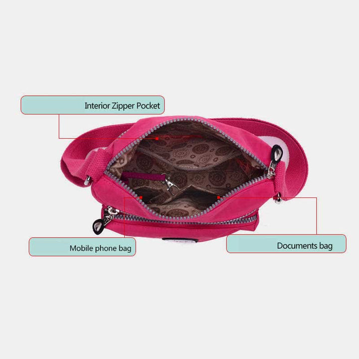 Wasserdichte, leichte, lässige Schulter-Handtasche, Umhängetasche für jeden Tag