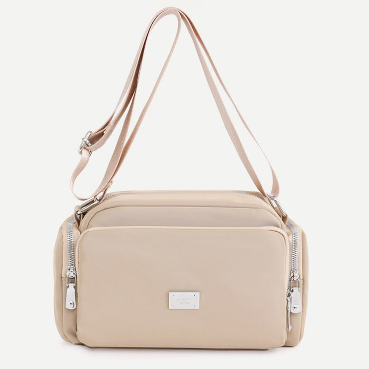 Umhängetasche für Damen, breiter Riemen, leichte Schultertasche aus Nylon